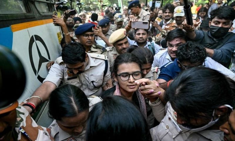 Indian Police Accused of Sexually Harassing Female Journalists During Delhi Protest