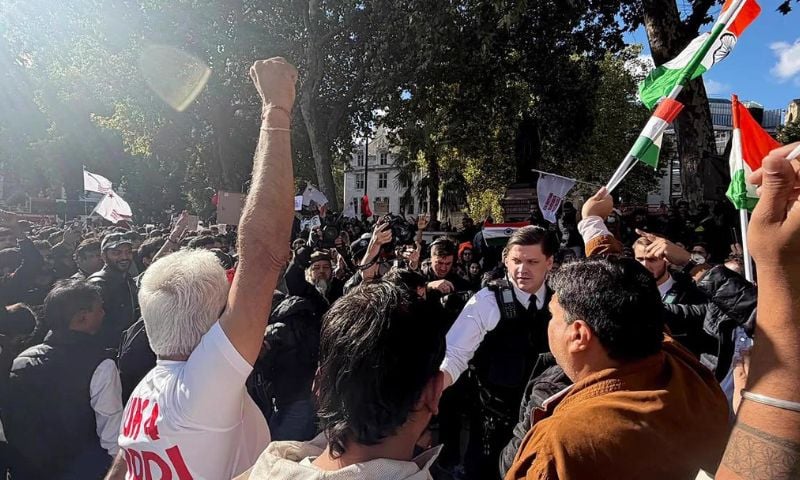 'Vote Theft' Chants as Indian Students Protest Modi Govt in London