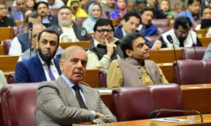 PM Shehbaz Sharif in National Assembly