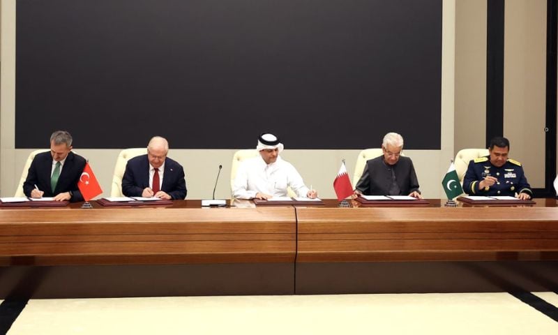Pakistan, Turkiye, Qatar, and Indonesia Sign MoU to Strengthen Defence Cooperation