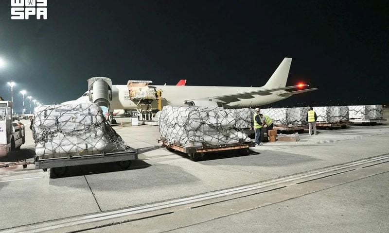 Saudi Relief Flight Lands in Nepal to Aid Flood Victims