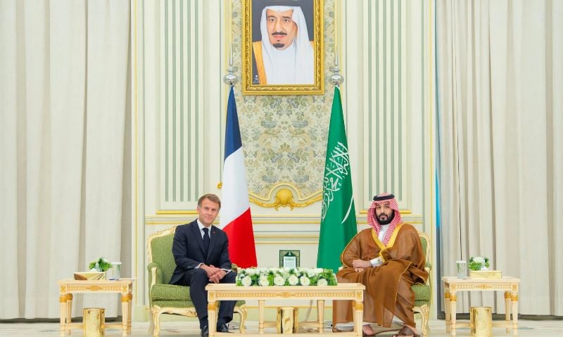 Saudi Crown Prince, French President Discuss Regional Developments