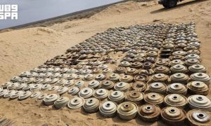 Saudi Project Removes 1,291 Mines, Unexploded Ordnance in Yemen in One Week